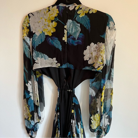 Alice Mccall Wild Frontier Floral Open Back Mini Dress | Size 8 - Picture 11 of 14